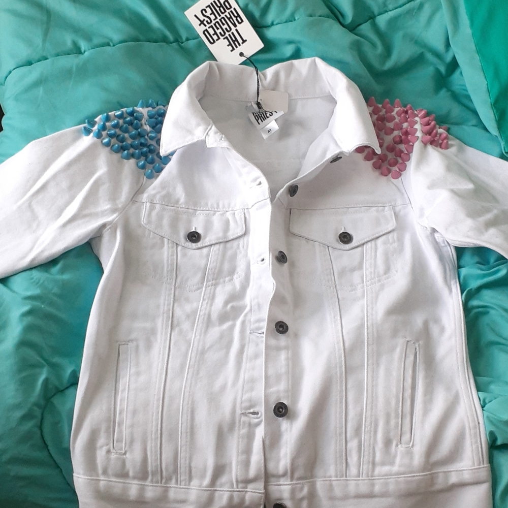 Ragged Priest studded jean jacket s/m